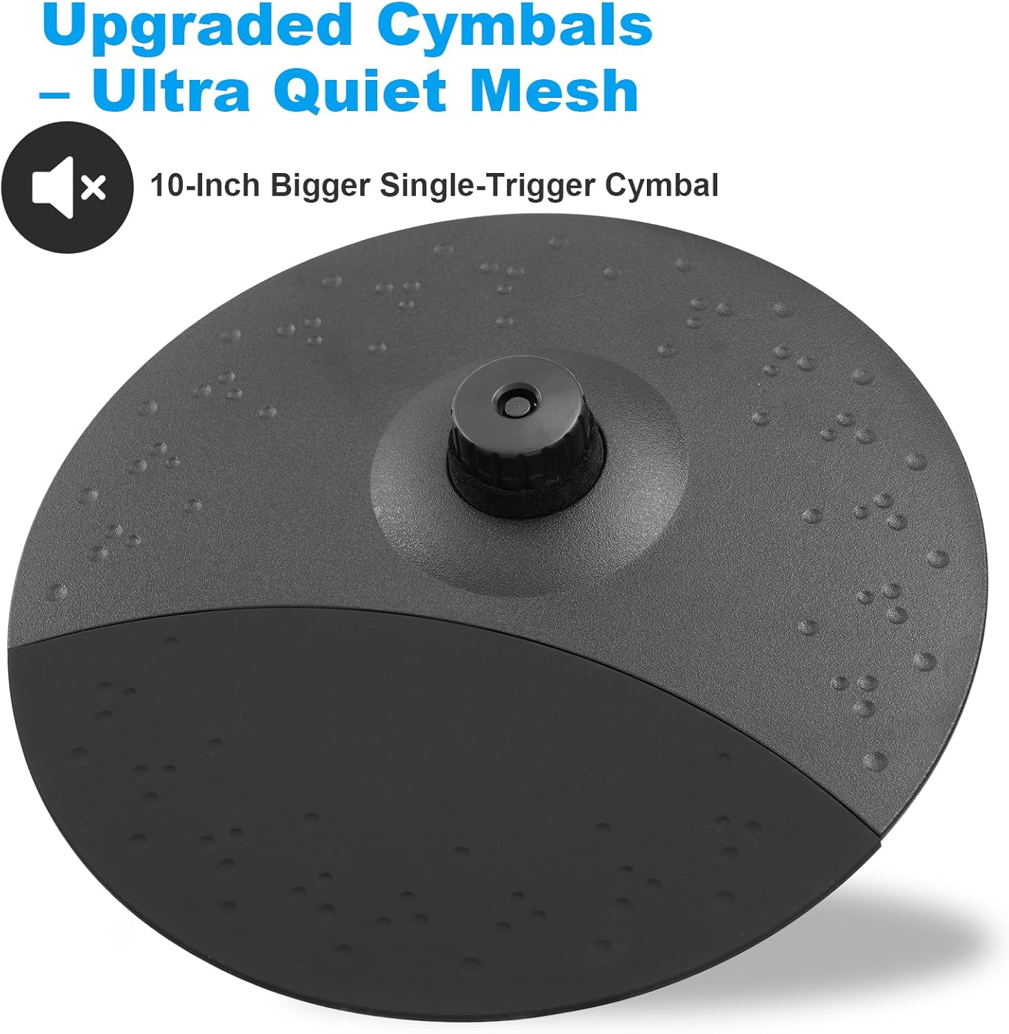 Electric Drum Set with Kick Hammer Pedal, Electronic Drum Kit for Kids Adult Beginner with 150 Sounds, 10 Cymbals, 4 Quiet Mesh Pads, all-in-one drum set with Throne, Headphones, Sticks